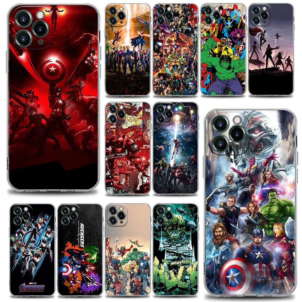 Marvel The Avengers Superheroes Clear Funda Coques Case for Apple iPhone 14 11 12 13 7 8 SE XR XS Pro Max Plus PM Case Capa Para
Marvel The Avengers Superheroes Clear Funda Coques Case for Apple iPhone 14 11 12 13 7 8 SE XR XS Pro Max Plus PM Case Capa Para