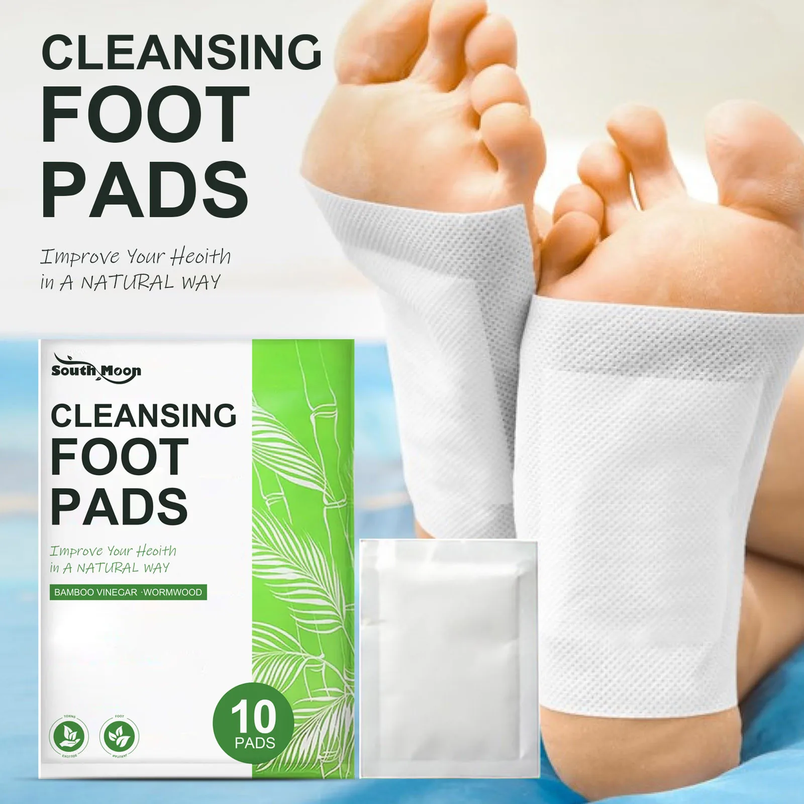 Deep Cleansing Bamboo Footpads Foot and Body Balm Detox Detox Foot Patch Relieve Stress and Deep Sleep Foot Detox Patch
Deep Cleansing Bamboo Footpads Foot and Body Balm Detox Detox Foot Patch Relieve Stress and Deep Sleep Foot Detox Patch