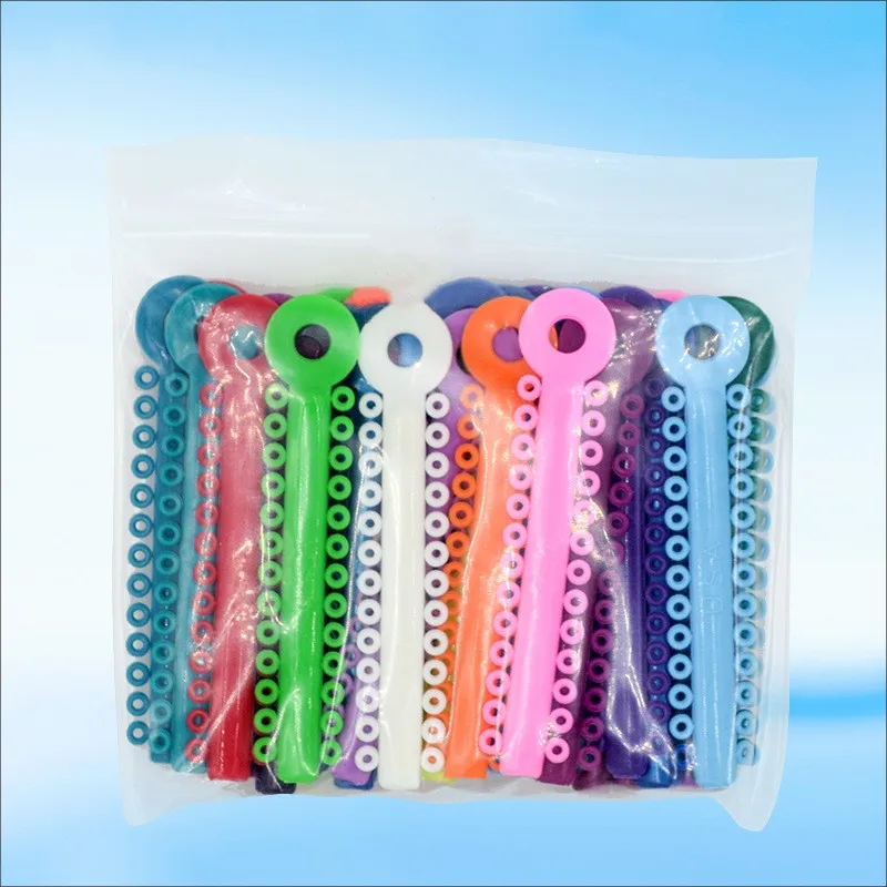 Veterinary orthodontic material ligation circle Plastic color ligation circle Material high elasticity
Veterinary orthodontic material ligation circle Plastic color ligation circle Material high elasticity