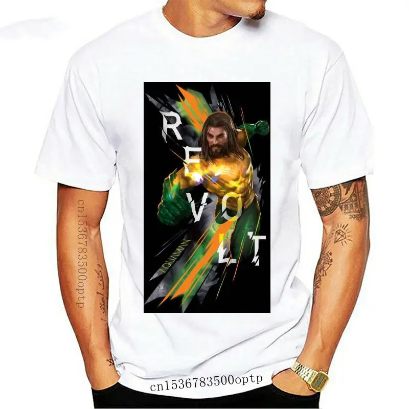 Camiseta con estampado de Aquaman King Orm of Atlantis revuelta para hombre, camisa de manga corta Vintage, cuello redondo, 100% 
Camiseta con estampado de Aquaman King Orm of Atlantis revuelta para hombre, camisa de manga corta Vintage, cuello redondo, 100%