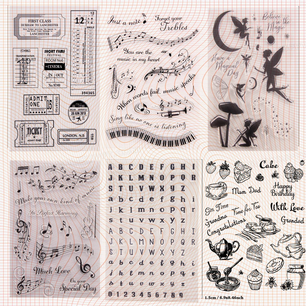 Ticket Retro Font Decoration Transparent Stamp for DIY Clear Rubber Stamp Sheet Cling Scrapbooking Photo Album Papercard Diy
Ticket Retro Font Decoration Transparent Stamp for DIY Clear Rubber Stamp Sheet Cling Scrapbooking Photo Album Papercard Diy