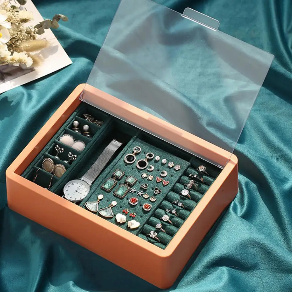 Jewelry Organizer Stress-resistance Jewelry Display Case Dustproof Saving Space Earring Necklace Jewelry Display Holder
Jewelry Organizer Stress-resistance Jewelry Display Case Dustproof Saving Space Earring Necklace Jewelry Display Holder