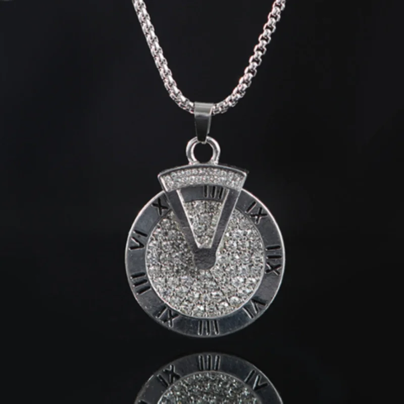 Cool Wind Comes And Turns Long Sweater Chain Roman Round Steel Necklace Men's Hip Hop Personality Pendant Jewelry
Cool Wind Comes And Turns Long Sweater Chain Roman Round Steel Necklace Men's Hip Hop Personality Pendant Jewelry