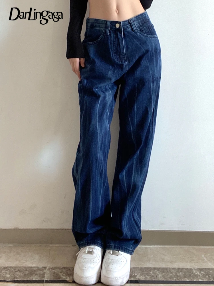 Джинсы Darlingaga с прямыми штанинами в уличном стиле, винтажные повседневные брюки из денима с градиентом, базовые штаны в Корейском стиле
Джинсы Darlingaga с прямыми штанинами в уличном стиле, винтажные повседневные брюки из денима с градиентом, базовые штаны в Корейском стиле