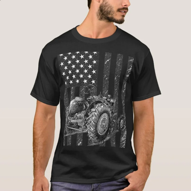 Farmers Tractor American Flag Patriotic Farming T Shirt Short Sleeve Casual 100% Cotton O-Neck Summer Mens T-shirt Size S-3XL
Farmers Tractor American Flag Patriotic Farming T Shirt Short Sleeve Casual 100% Cotton O-Neck Summer Mens T-shirt Size S-3XL