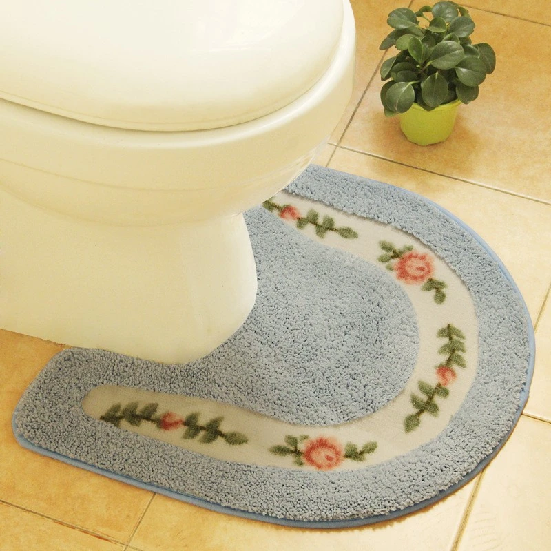 Bathroom Products Flocked Carpet Household Foot Mat Floor Mat Toilet Bathtub Water Absorbing Anti-skid
Bathroom Products Flocked Carpet Household Foot Mat Floor Mat Toilet Bathtub Water Absorbing Anti-skid