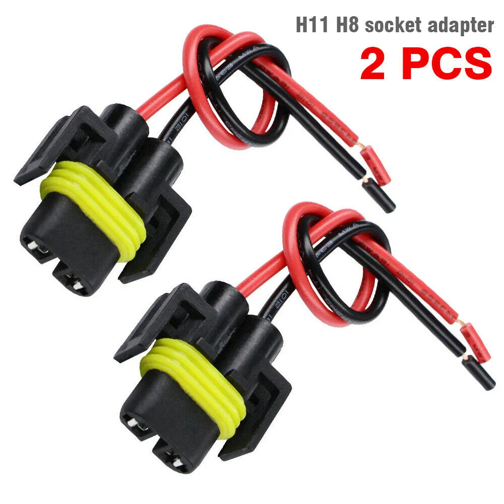 2pcs 12-24v H11 H8 Female Connector Adapter Wiring Harness Socket Plug Fog Light H11 880 Headlight Connector Wiring Harness
2pcs 12-24v H11 H8 Female Connector Adapter Wiring Harness Socket Plug Fog Light H11 880 Headlight Connector Wiring Harness