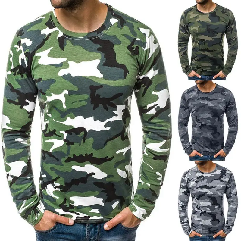 Men 2023 New T-shirt Personality Camouflage Round Neck Simple Slim Fashion All-match Street Trend Base Layer
Men 2023 New T-shirt Personality Camouflage Round Neck Simple Slim Fashion All-match Street Trend Base Layer