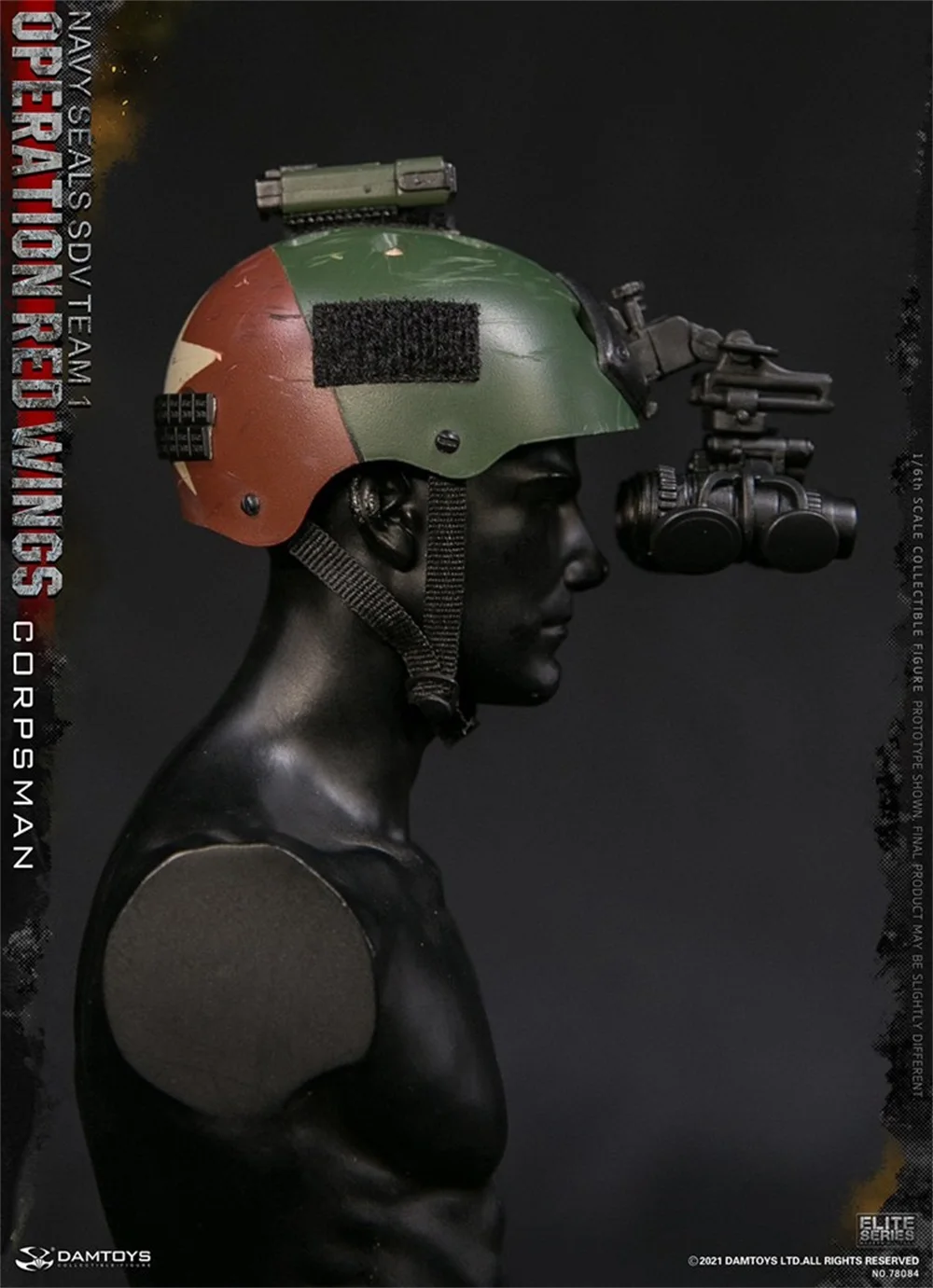 1/6 DAMTOYS DAM 78084 Navy Seals SDV Team 1 Operation Red Wings Corpsman Military Protection Helmet Night Vision Goggle Model
1/6 DAMTOYS DAM 78084 Navy Seals SDV Team 1 Operation Red Wings Corpsman Military Protection Helmet Night Vision Goggle Model