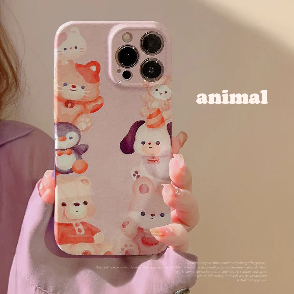 Cartoon Bear Bunny Puppy Toy Phone Case for iPhone 14 12 13 11 Pro ProMax Mini Plus XR Xsmax Xs Shockproof Cover
Cartoon Bear Bunny Puppy Toy Phone Case for iPhone 14 12 13 11 Pro ProMax Mini Plus XR Xsmax Xs Shockproof Cover