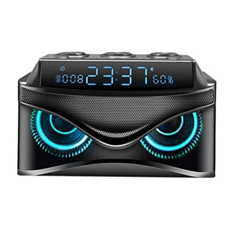 Цифровой будильник с регулируемой яркостью, стандартный с динамиком Bluetooth, двойной настройкой будильника, слотом для TF/Aux/USB
Цифровой будильник с регулируемой яркостью, стандартный с динамиком Bluetooth, двойной настройкой будильника, слотом для TF/Aux/USB