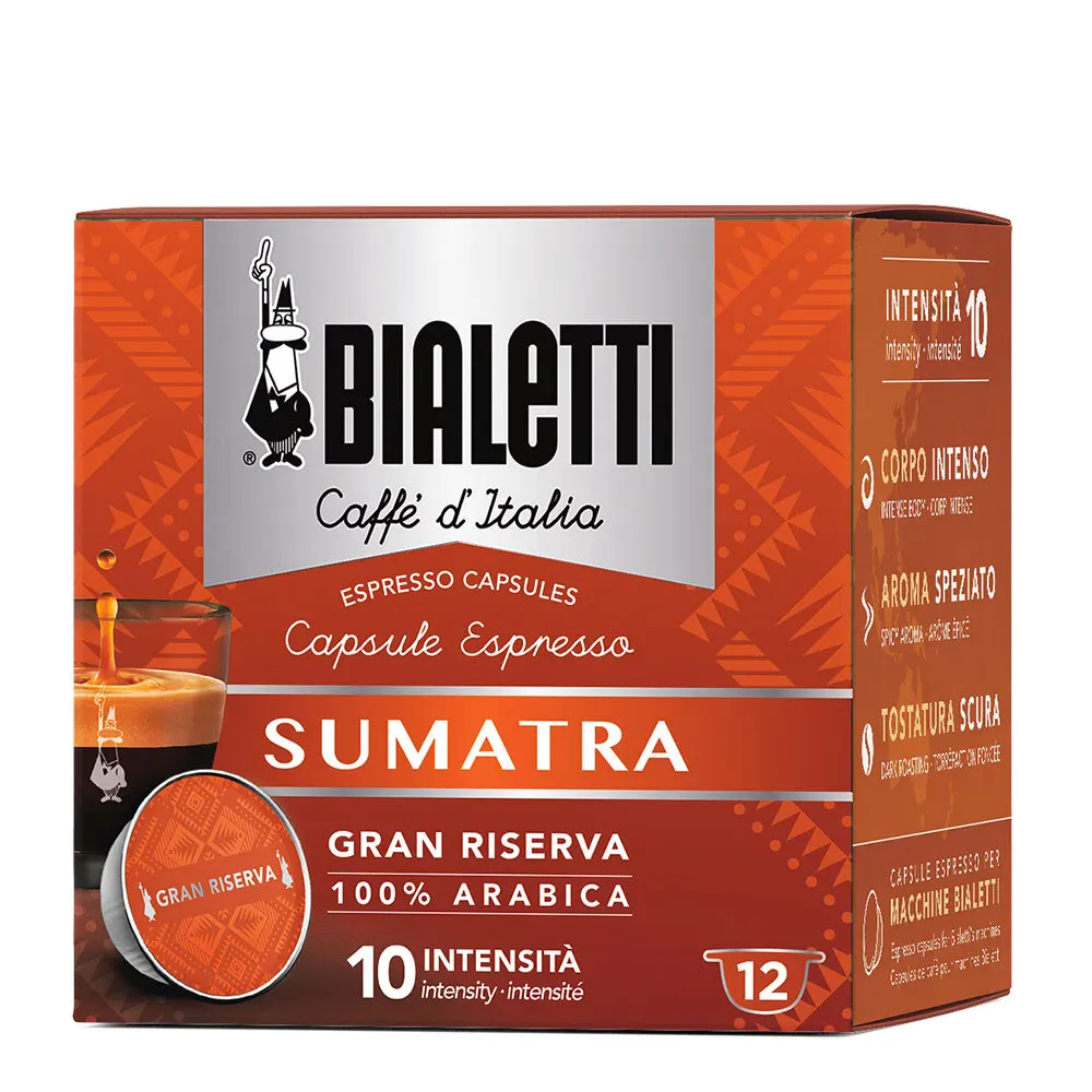 Кофейные капсулы Bialetti Sumatra (12 шт.) | Продукты