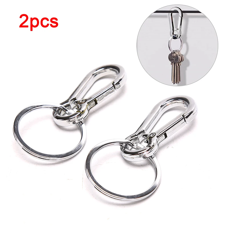 2pcs Anti-lost Waist Belt Clip Keyring Buckles Metal Key Ring Against Loss Outdoor Climbing Keychains
2pcs Anti-lost Waist Belt Clip Keyring Buckles Metal Key Ring Against Loss Outdoor Climbing Keychains