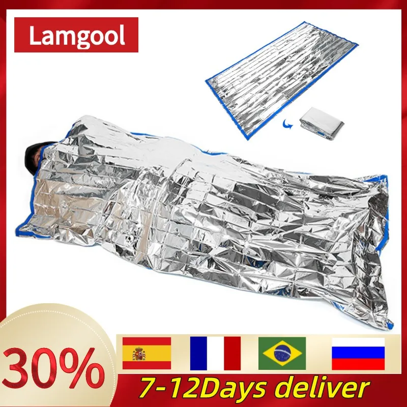 Emergency Sleeping Bag Mountaineering Sleeping Bag Life-Saving Insulation Sleeping Bag Outdoor Survive First Aid Thermal Blanket
Emergency Sleeping Bag Mountaineering Sleeping Bag Life-Saving Insulation Sleeping Bag Outdoor Survive First Aid Thermal Blanket