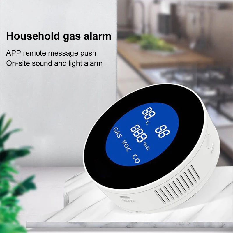 Tuya Alice Smart Wifi Detector Alarm Wireless Digital LED Display Natural Leak Combustible Gas Detector For Home Alarm System
Tuya Alice Smart Wifi Detector Alarm Wireless Digital LED Display Natural Leak Combustible Gas Detector For Home Alarm System