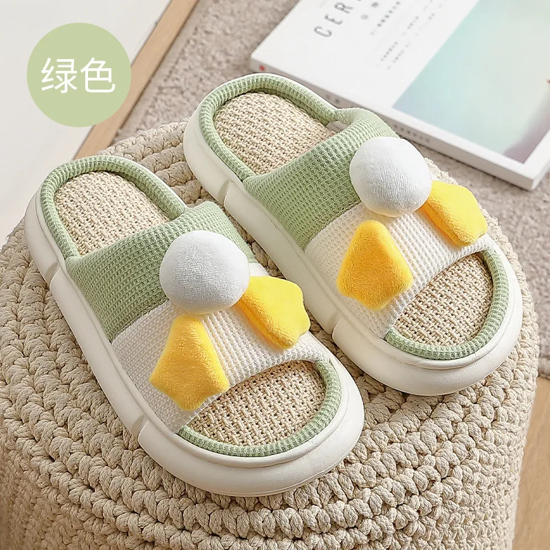 Cartoon linen slippers female indoor thick soled lovers non slip home lovely cotton and linen slippers male womens shoes
Cartoon linen slippers female indoor thick soled lovers non slip home lovely cotton and linen slippers male womens shoes