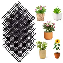 Anti-wrinkle Flower Pot Mat Enhance Plant Growth with 50pcs Flower Pot Mat Prevent Root Rot Promote Healthy Gardening for Bonsai