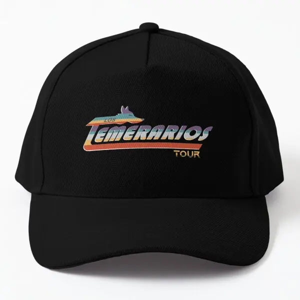 

Los Temerarios Baseball Cap Hat Sun Bonnet Fish Snapback Outdoor Black Solid Color Casquette Boys Mens Spring Casual Summer