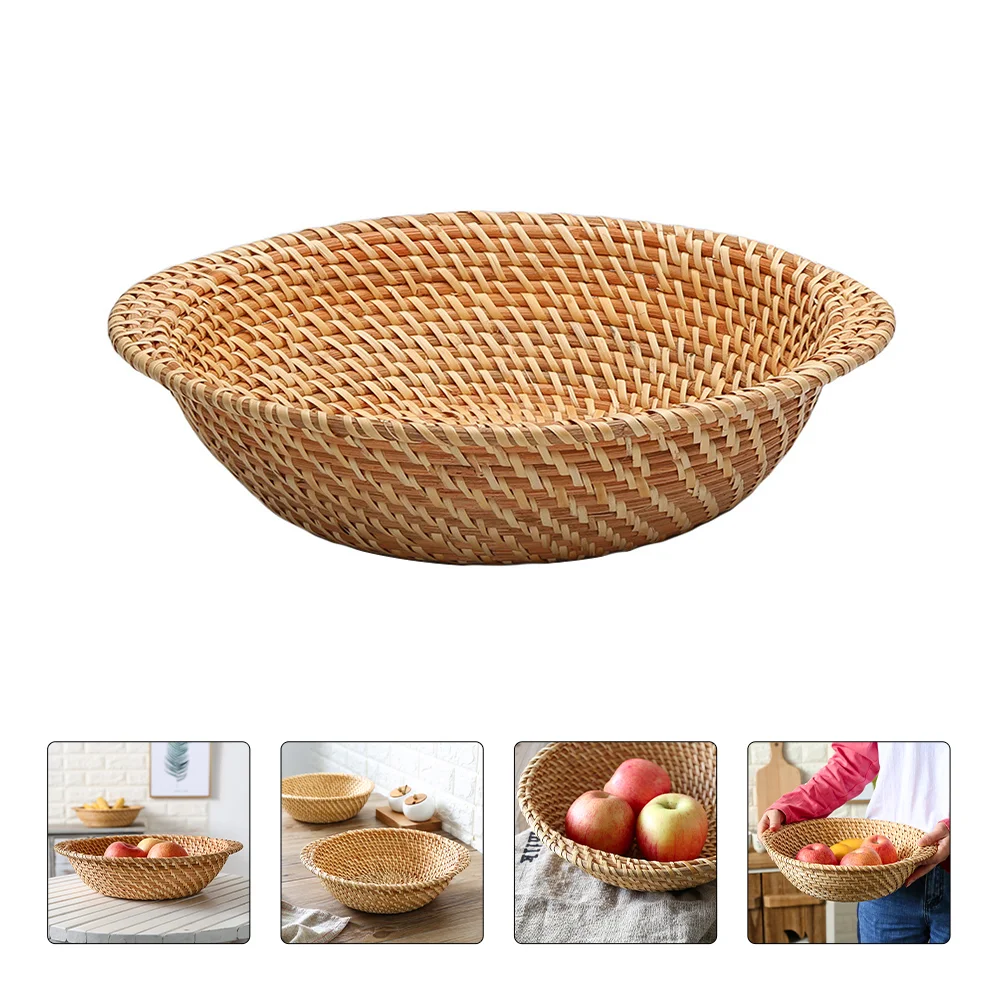 Basket Wicker Fruit Storage Serving Tray Basketsbowl Bread Woven Candy Decorative Plate Snack Organizer Dried Container Picnic
Basket Wicker Fruit Storage Serving Tray Basketsbowl Bread Woven Candy Decorative Plate Snack Organizer Dried Container Picnic