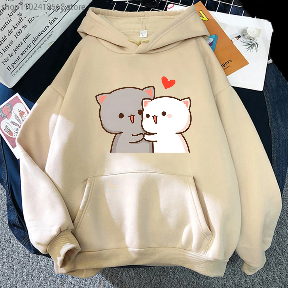 Cartoon Cute Peach Cat Hoodies Women Aesthetic Clothing Kawaii Sweatshirts for Girls Winter Fleee Casual Pink Tops Long Sleeve
Cartoon Cute Peach Cat Hoodies Women Aesthetic Clothing Kawaii Sweatshirts for Girls Winter Fleee Casual Pink Tops Long Sleeve
