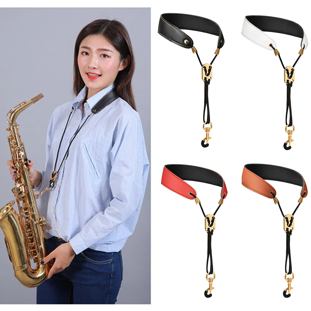 Adjustable Saxophone Neck Strap Padded Comfortable Leather Shoulder Harness Colorful Saxophone Strap Accessories
Adjustable Saxophone Neck Strap Padded Comfortable Leather Shoulder Harness Colorful Saxophone Strap Accessories