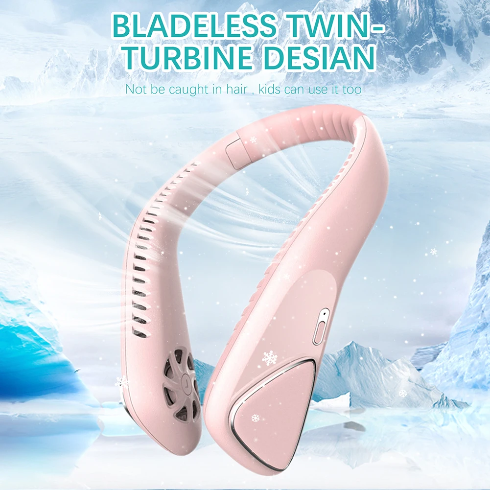 Portable Bladeless Hanging Neck Fans USB Rechargeable Mini Air Cooling Fan Air Cooler Conditioner Summer Wearable Neckband Fans
Portable Bladeless Hanging Neck Fans USB Rechargeable Mini Air Cooling Fan Air Cooler Conditioner Summer Wearable Neckband Fans