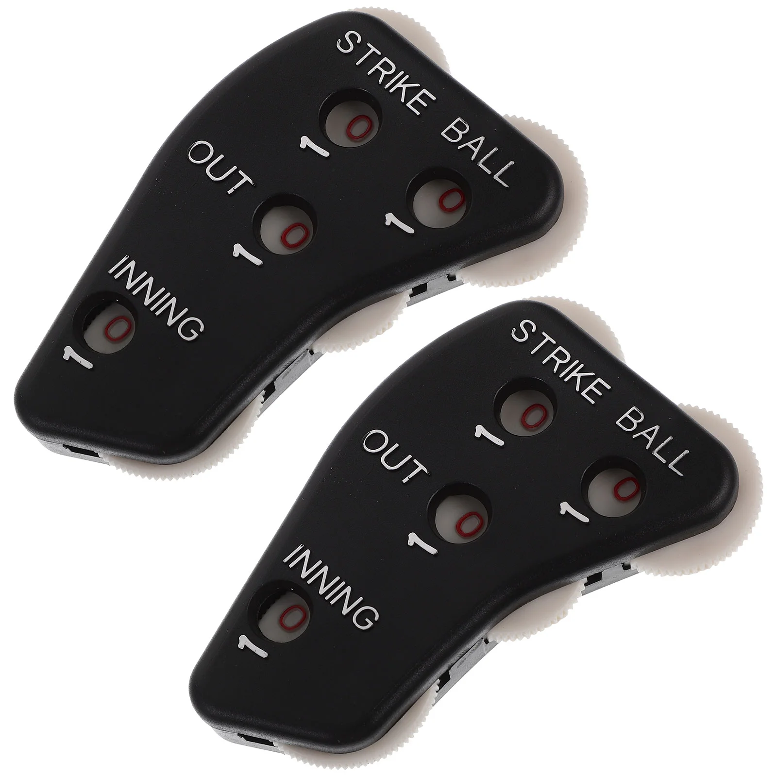 2 Pcs Equipment Sports Whistle Ball Strike Counter Clicker Baseball Convenient Outdoor Umpire Plastic Scoring Device
2 Pcs Equipment Sports Whistle Ball Strike Counter Clicker Baseball Convenient Outdoor Umpire Plastic Scoring Device