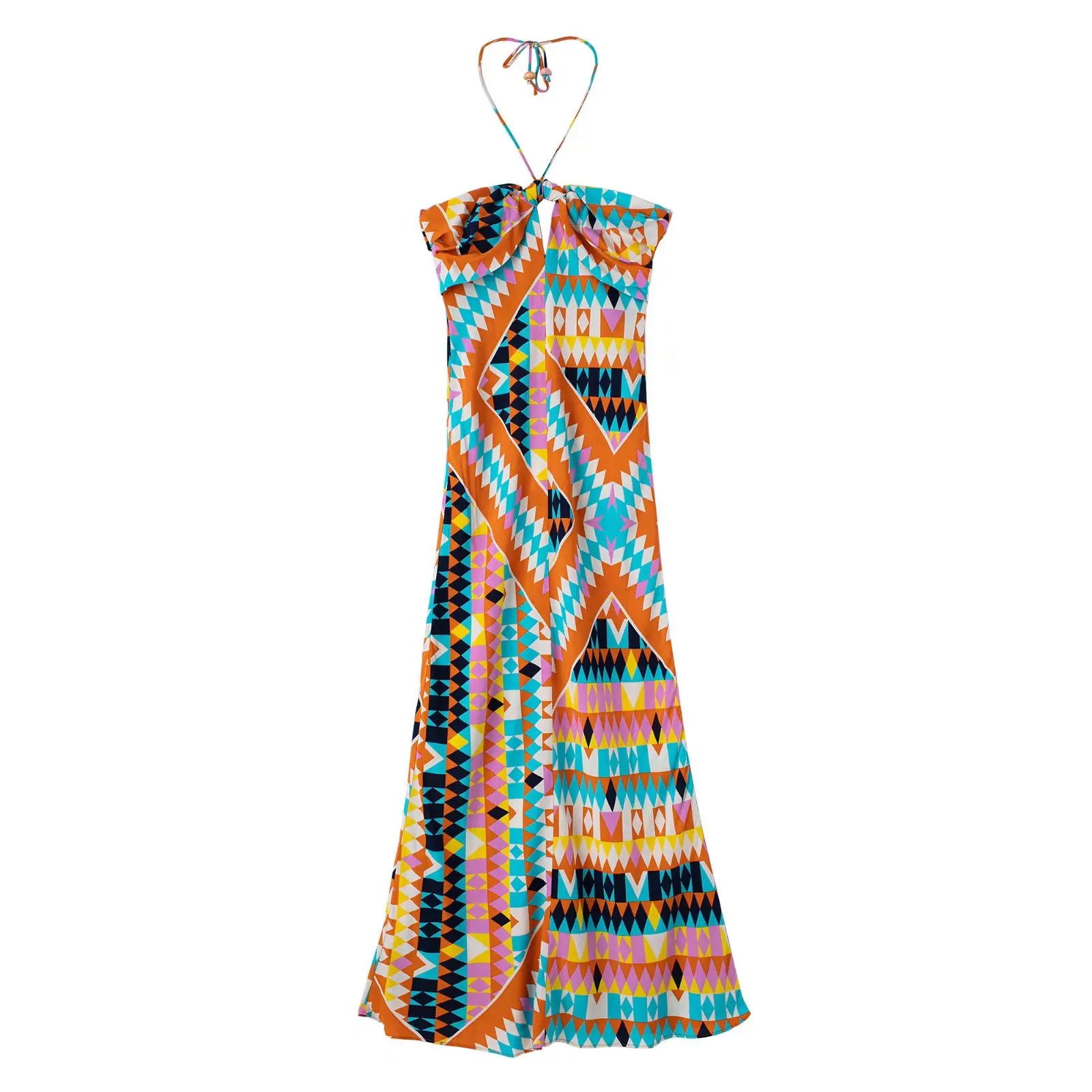 2022 Women Fashion Contrast Color Ruffled Camisole Backless Dress Vintage Thin Straps Embroidery Female Dresses Vestidos Mujer
2022 Women Fashion Contrast Color Ruffled Camisole Backless Dress Vintage Thin Straps Embroidery Female Dresses Vestidos Mujer