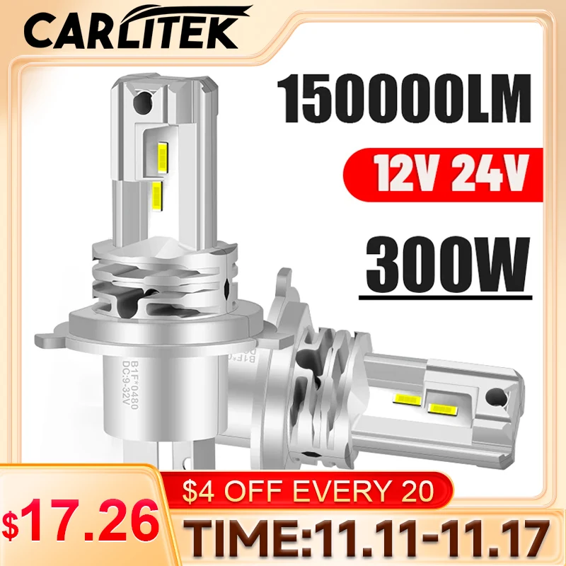 H4 Led Headlight Bulb Moto High Low Beam For Projector Lens 150000LM 300W Car Lamp Auto Turbo CSP 12V 24V Motorcycle Accesorries
H4 Led Headlight Bulb Moto High Low Beam For Projector Lens 150000LM 300W Car Lamp Auto Turbo CSP 12V 24V Motorcycle Accesorries