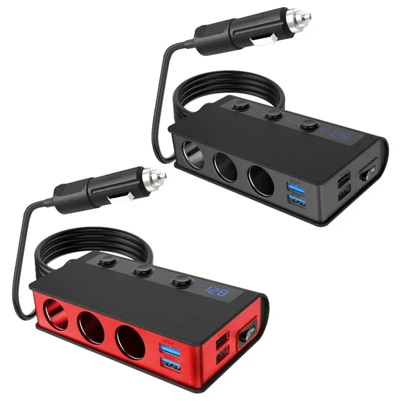 12V-24V USB Car Charger Car Cigarette Lighter Socket Splitter Plug LED USB Charger Adapter For Mobile Phone MP3 DVR Accessories
12V-24V USB Car Charger Car Cigarette Lighter Socket Splitter Plug LED USB Charger Adapter For Mobile Phone MP3 DVR Accessories