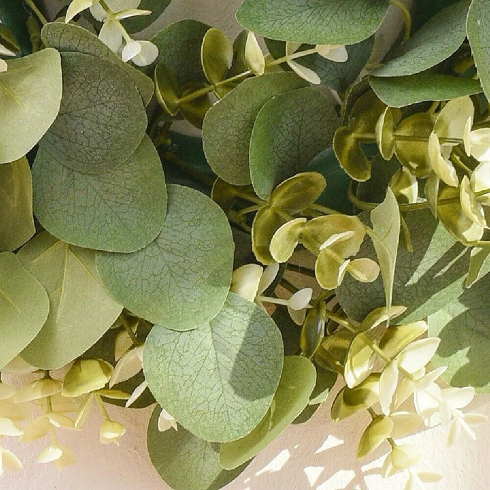 Artificial Eucalyptus Wreath 30/45cm Fake Eucalyptus Leaf Garland Green Wreath For Front Door Garden Decor Home Decoration
Artificial Eucalyptus Wreath 30/45cm Fake Eucalyptus Leaf Garland Green Wreath For Front Door Garden Decor Home Decoration