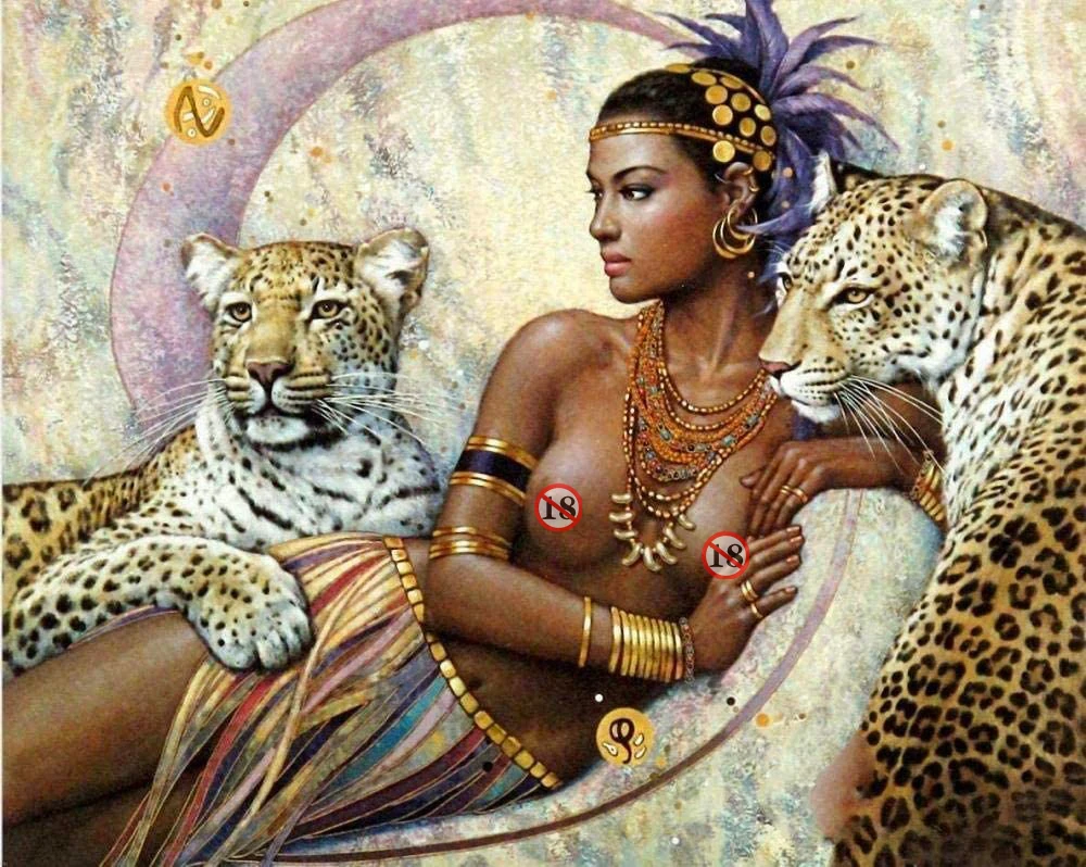 JMINE Div 5D Sexy Naked African American Woman Panther Full Diamond Painting kits art GIRL 3D paint by diamonds
JMINE Div 5D Sexy Naked African American Woman Panther Full Diamond Painting kits art GIRL 3D paint by diamonds