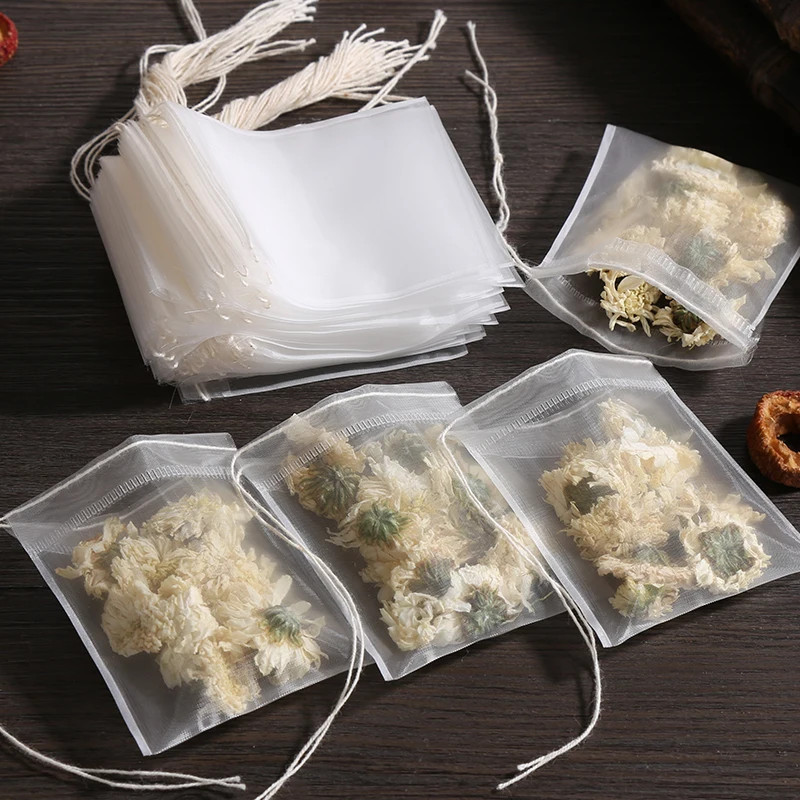 100 Pcs Disposable Tea Bags Filter Bags for Tea Infuser with String Heal Seal, Food Grade Non-woven Fabric Spice Filters Teabags
100 Pcs Disposable Tea Bags Filter Bags for Tea Infuser with String Heal Seal, Food Grade Non-woven Fabric Spice Filters Teabags
