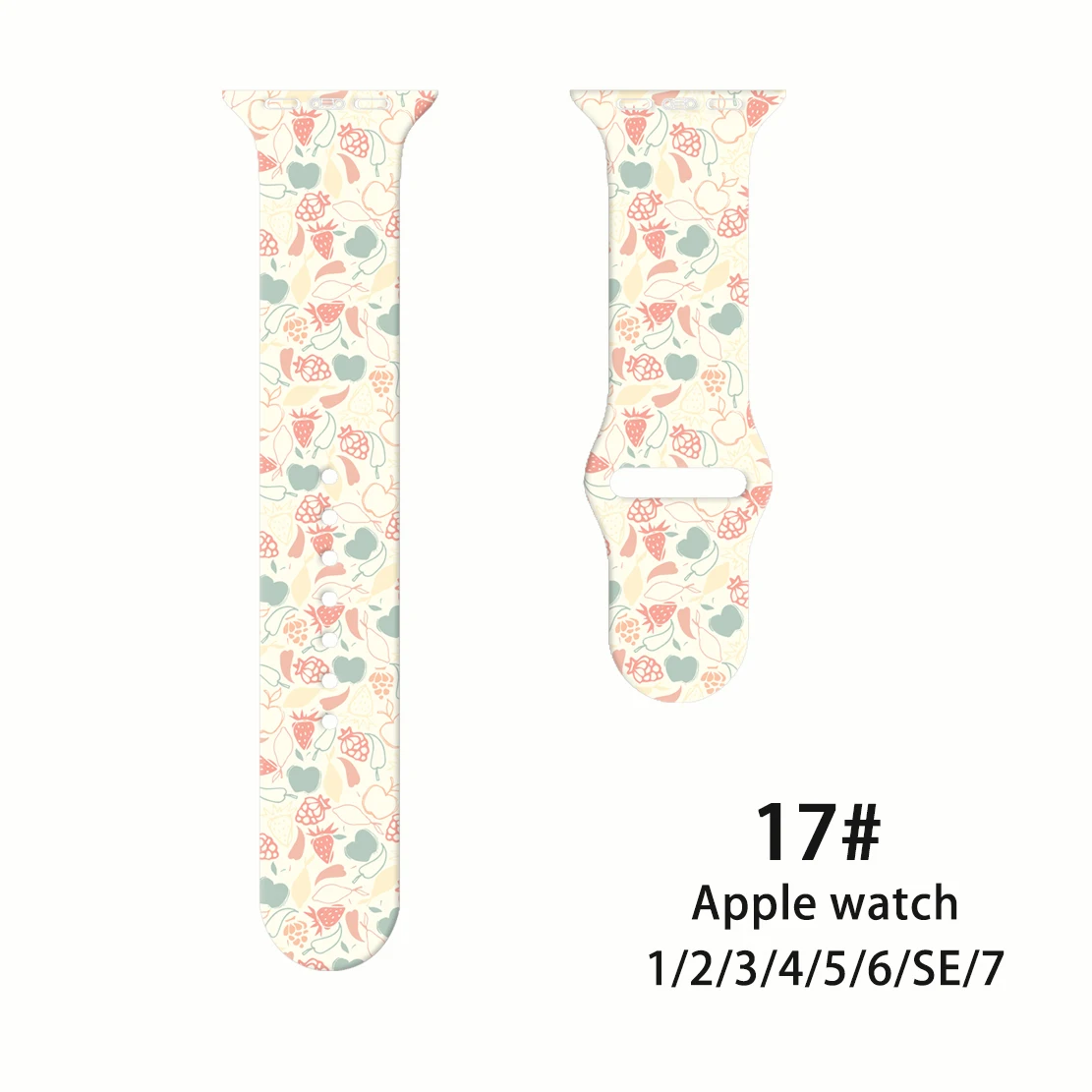 For Apple Watch Band SE S8 7 6 5 4 3 Silicone Animal Floral Print 41MM 38MM 49MM Bracelet Band For iWatch Band 42MM 44MM 45MM
For Apple Watch Band SE S8 7 6 5 4 3 Silicone Animal Floral Print 41MM 38MM 49MM Bracelet Band For iWatch Band 42MM 44MM 45MM