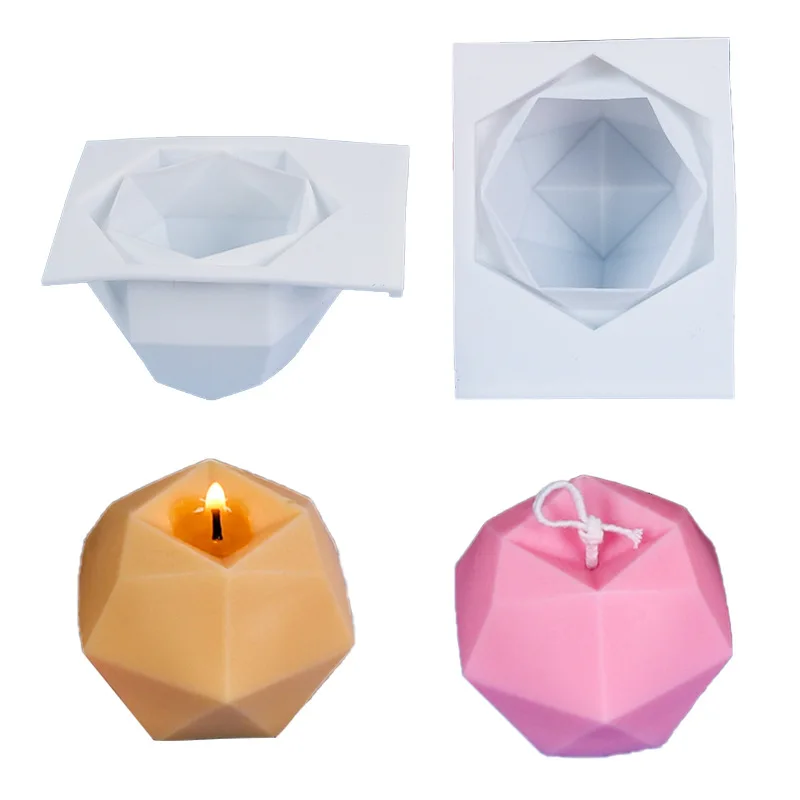 3D Geometric Silicone Candle Mold DIY Chocolate Mousse Baking Tool Aromatherapy Wax Candle Soap Making Supplies Arts Crafts
3D Geometric Silicone Candle Mold DIY Chocolate Mousse Baking Tool Aromatherapy Wax Candle Soap Making Supplies Arts Crafts