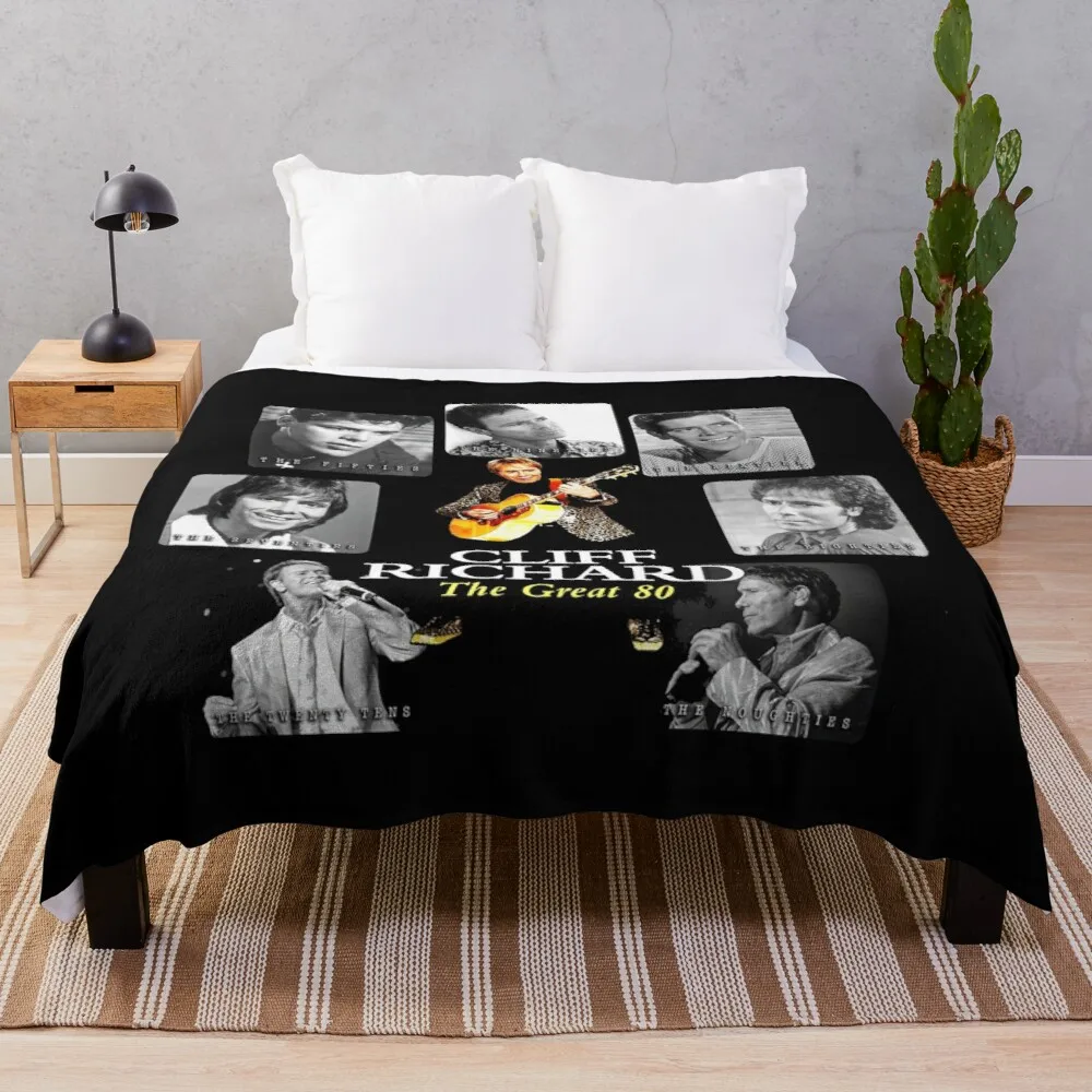 Best Clear Design of American Legend Singer SongwriterActor Cliff RichardThrow Blanket big thick furry couple blanket
Best Clear Design of American Legend Singer SongwriterActor Cliff RichardThrow Blanket big thick furry couple blanket