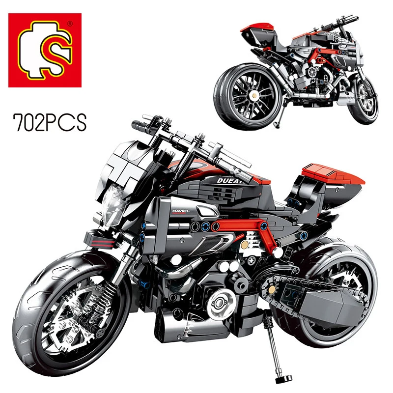 SEMBO HIGH-Tech 702 Pcs Motorcycle Building Blocks Set Bricks Model Toys For Children
SEMBO HIGH-Tech 702 Pcs Motorcycle Building Blocks Set Bricks Model Toys For Children