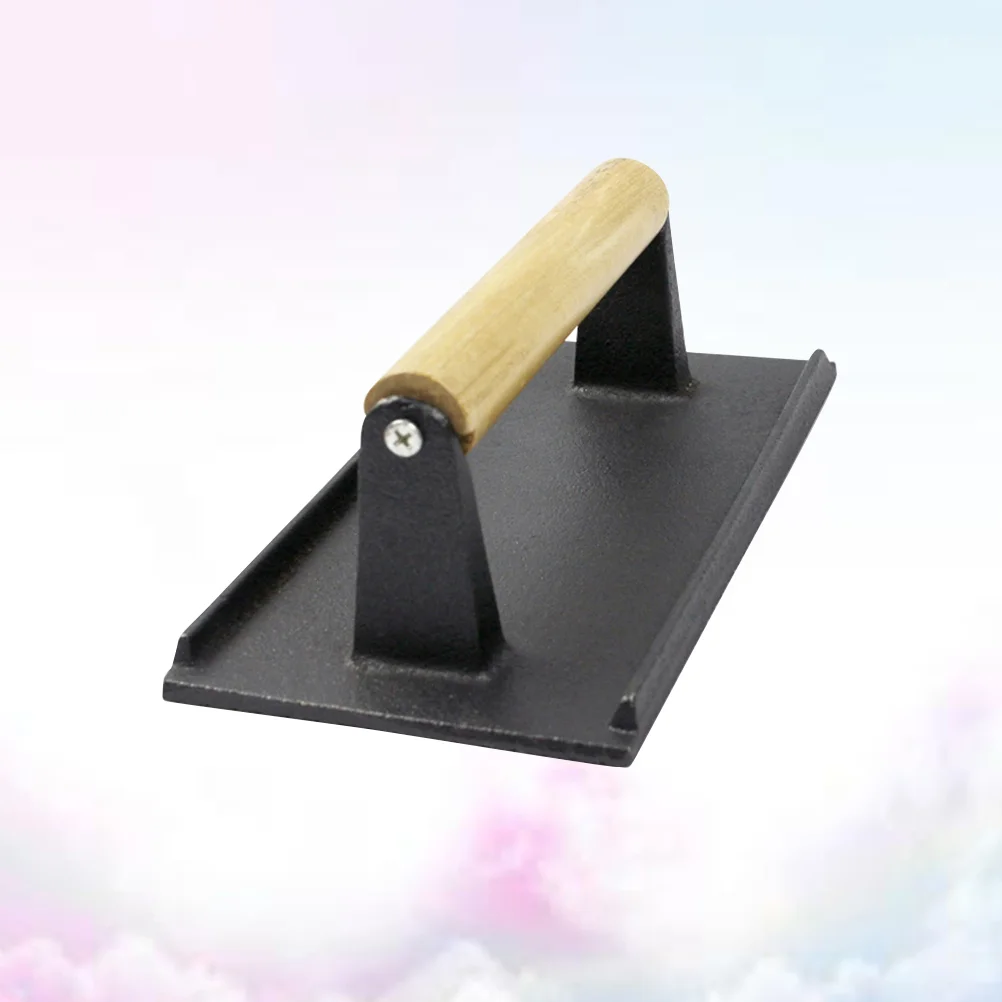 Cast Grill Press Steak And Burger Press With Wooden Handle For Grills Bacon Paninis Sandwiches And Vegetables
Cast Grill Press Steak And Burger Press With Wooden Handle For Grills Bacon Paninis Sandwiches And Vegetables