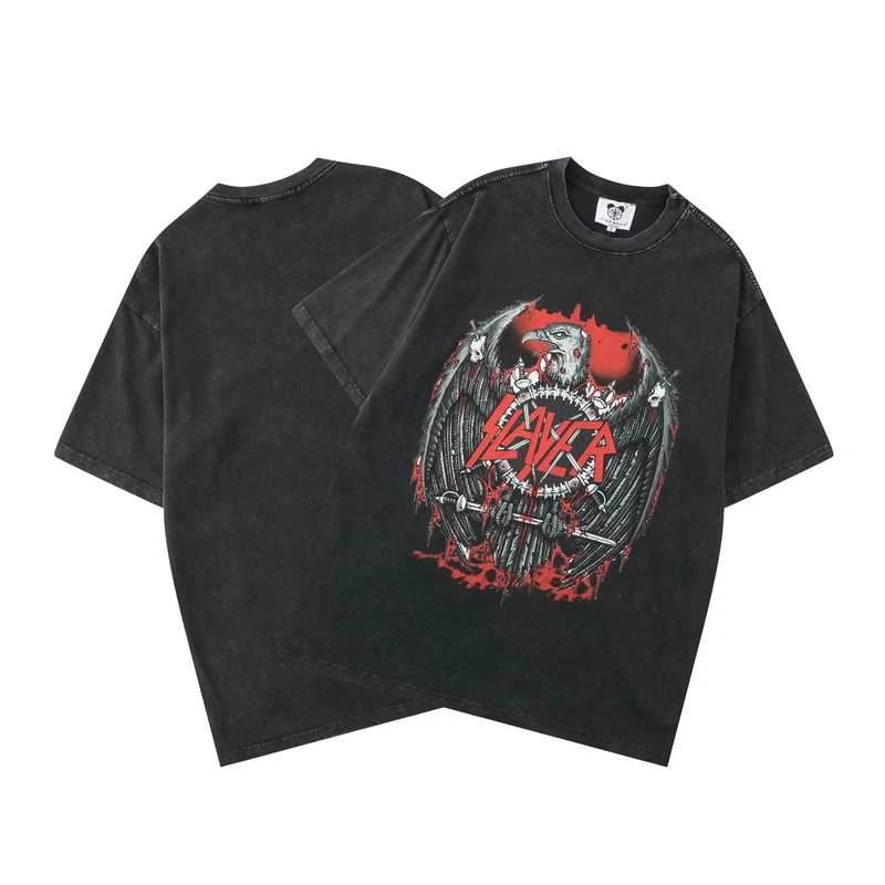 New Washing Retro Cotton Tshirts Fashion Printing T Shirts Men Casual Streetwear Oversized T Shirt
New Washing Retro Cotton Tshirts Fashion Printing T Shirts Men Casual Streetwear Oversized T Shirt