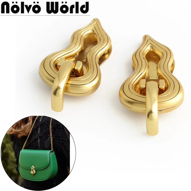2-10Sets Dull Gold Gourd Shape Metal Flip Locks For Bags Handbags Shoulder Purse Clasp Turn Twist Lock DIY Hardware Accessories
2-10Sets Dull Gold Gourd Shape Metal Flip Locks For Bags Handbags Shoulder Purse Clasp Turn Twist Lock DIY Hardware Accessories