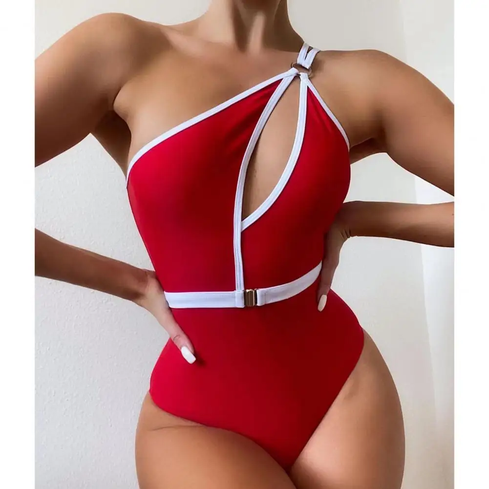 Chic Women Monokini Wire Free Skin-touch Bodysuit Swimsuit One Shoulder One-piece Swimsuit
Chic Women Monokini Wire Free Skin-touch Bodysuit Swimsuit One Shoulder One-piece Swimsuit