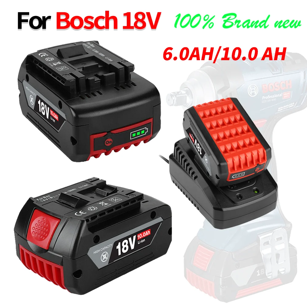 Original 18V 10.0AH Lithium-Ion Battery Electric Drill for BOSCH BAT609 BAT610G BAT618 BAT619 BAT614 GBA18V GSR18V AL1820CV
Original 18V 10.0AH Lithium-Ion Battery Electric Drill for BOSCH BAT609 BAT610G BAT618 BAT619 BAT614 GBA18V GSR18V AL1820CV