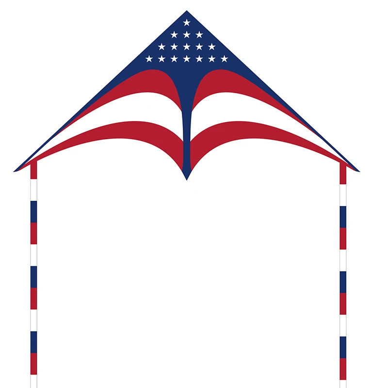 Delta American Flag Kite Outdoor Beach Toy Easy Flying for Beginner 160cm with Ribbon 300cm
Delta American Flag Kite Outdoor Beach Toy Easy Flying for Beginner 160cm with Ribbon 300cm