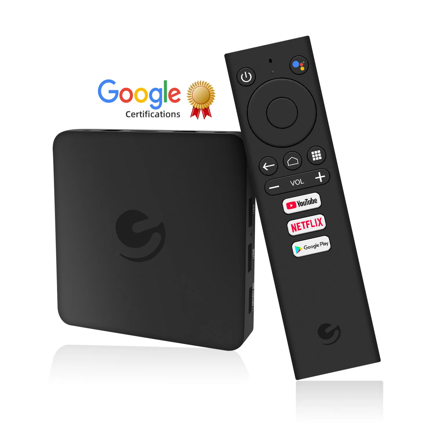Google certified voice set-top box ematic Android 9.0 smart player Netflix 4K HD dual band ATV smart tv box iptv revceivers
Google certified voice set-top box ematic Android 9.0 smart player Netflix 4K HD dual band ATV smart tv box iptv revceivers