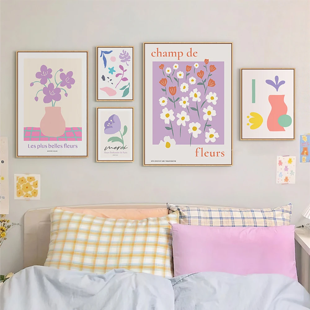 Purple Flowers Nordic Canvas Painting Abstract Plants Posters and Prints Wall Art Pictures for Living Room Office Decor
Purple Flowers Nordic Canvas Painting Abstract Plants Posters and Prints Wall Art Pictures for Living Room Office Decor