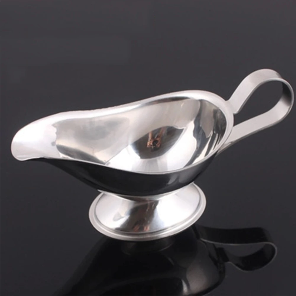 Ergonomic Handle Hotel Vinegar Salt Dish Dripless Lip Stainless Steel Commercial Sauce Flavor Restaurant Kitchen Gravy Boat
Ergonomic Handle Hotel Vinegar Salt Dish Dripless Lip Stainless Steel Commercial Sauce Flavor Restaurant Kitchen Gravy Boat
