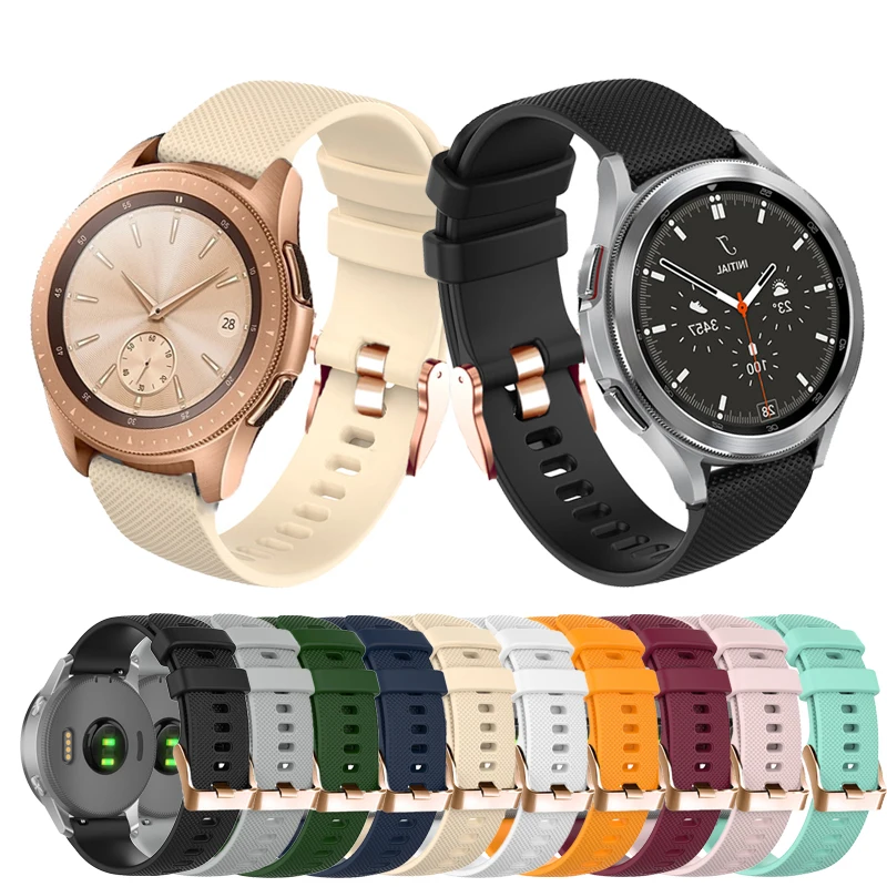 Smart watch Silicone Original Watchband Strap For Samsung Galaxy Watch 4 Classic 46 42mm/Active 2 40 44mm/Gear S2 S3 Bracelet
Smart watch Silicone Original Watchband Strap For Samsung Galaxy Watch 4 Classic 46 42mm/Active 2 40 44mm/Gear S2 S3 Bracelet