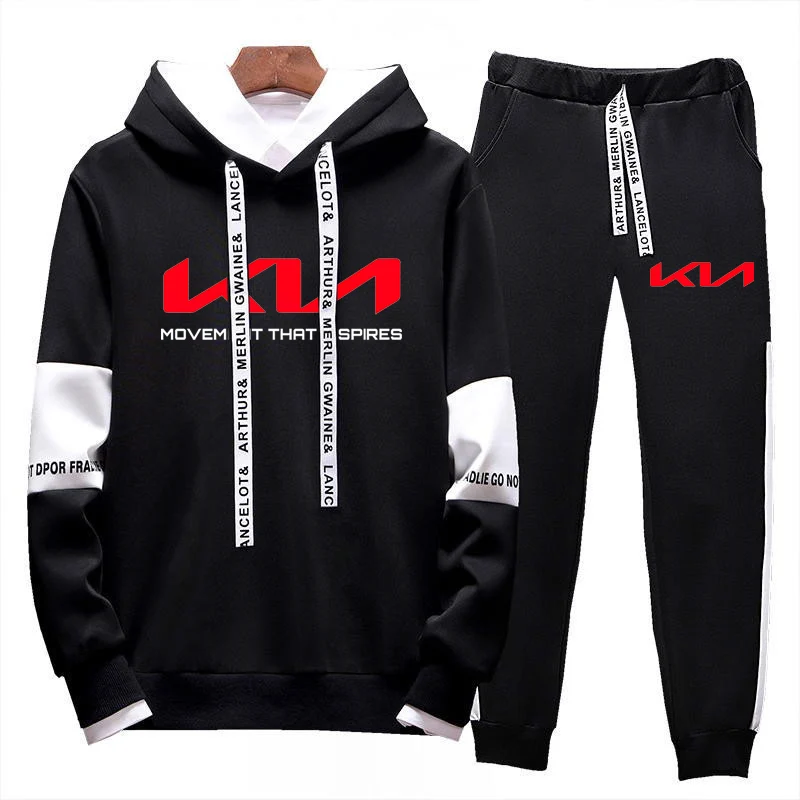 2022 New Men's Kia Car Logo Printing Tracksuit Hooded Sweatshirt+Pants Pullover Hoodie Sportwear Classic Casual Clothes Suit
2022 New Men's Kia Car Logo Printing Tracksuit Hooded Sweatshirt+Pants Pullover Hoodie Sportwear Classic Casual Clothes Suit