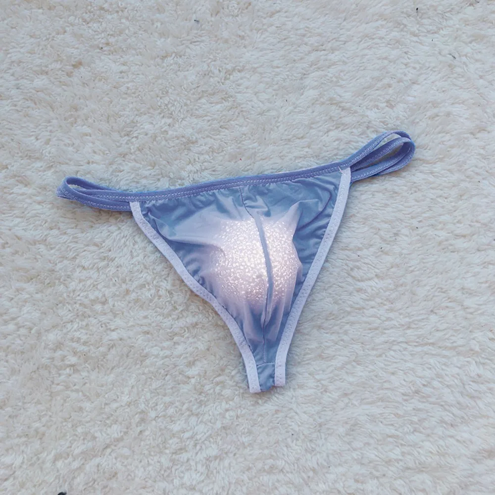 Sexy Men Ice Silk Sheer Pouch G String Bikini Briefs Thongs Underwear Underpants Ice Silk Men's Thong Breathable Thin Pocket Bri
Sexy Men Ice Silk Sheer Pouch G String Bikini Briefs Thongs Underwear Underpants Ice Silk Men's Thong Breathable Thin Pocket Bri