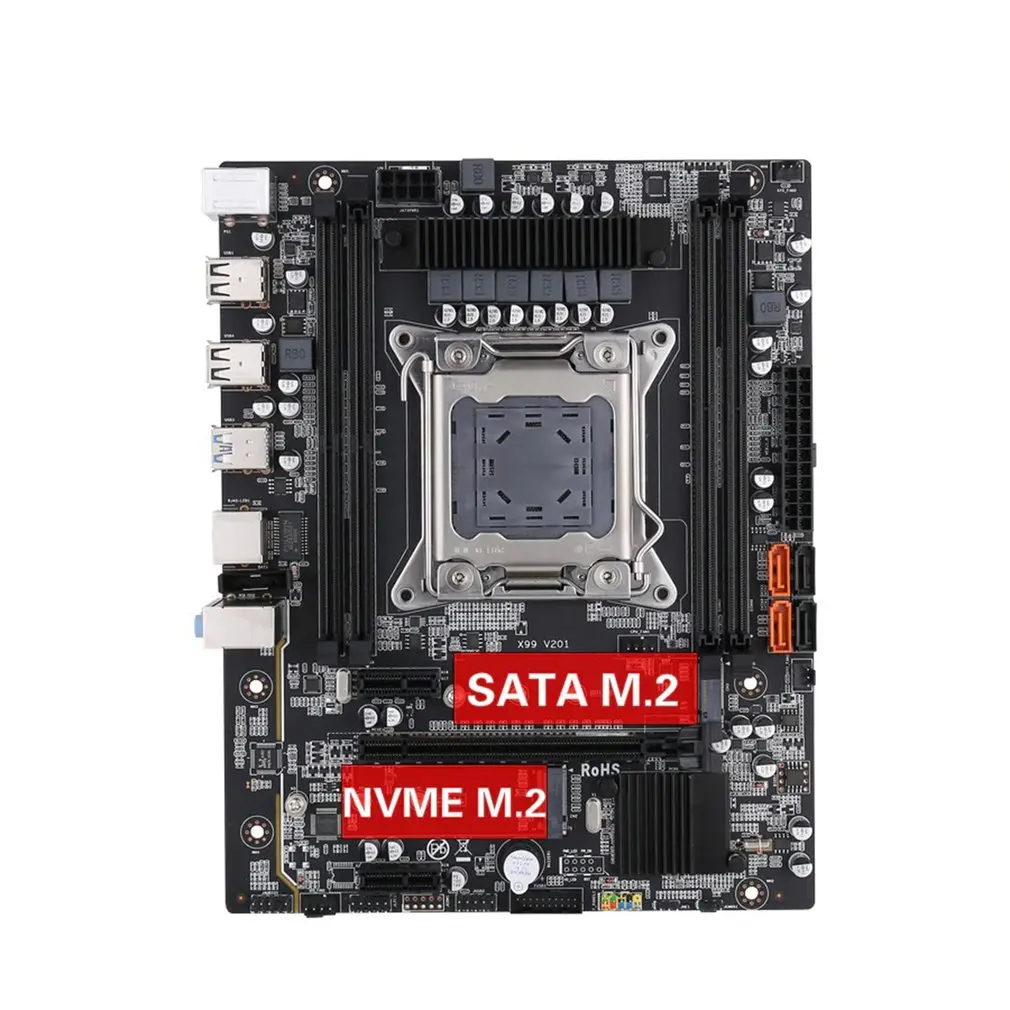 Hot X99 Desktop Motherboard LGA 2011-3 Support DDR4 REG ECC Memory and Xeon E5 2678 V3 V4 Processor Nvme M.2 USB3.0 Mainboad
Hot X99 Desktop Motherboard LGA 2011-3 Support DDR4 REG ECC Memory and Xeon E5 2678 V3 V4 Processor Nvme M.2 USB3.0 Mainboad